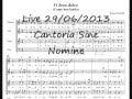 O Jesu Dolce, B. Bettinelli, Cantoria Sine Nomine, live 2013