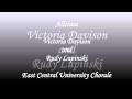 Alleluia...Victoria Davison and Rudy Lupinski....East Central University Chorale