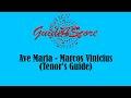 Ave Maria - Marcos Vinicius (Tenor's Guide)
