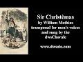 Sir Christemas for men's voices