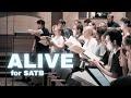 Alive (SATB, piano, opt. strings) - By Zachary J. Moore