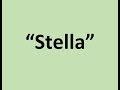 David Rain: "Stella" (sung by Matthew Curtis)