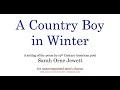 A Country Boy in Winter • TTBB Score Video