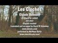 Les Cloches Debussy arranged for choir and soloist English version