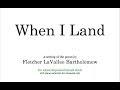 When I Land • Score Video