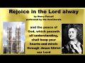 Rejoice in the Lord Alway by Henry Purcell for one man choir