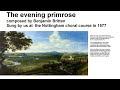 The evening primrose by Benjamin Britten sung by us at a Nottingham choir course in 1977