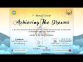 First Annual Concert || ACHIEVING THE DREAMS