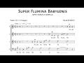 Super Flumina Babylonis for SATB a cappella (Basden)